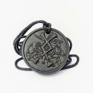 Gullinbursti and Ingwaz Rune Necklace